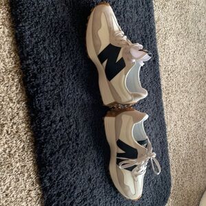 New Balance White 327 Shoes